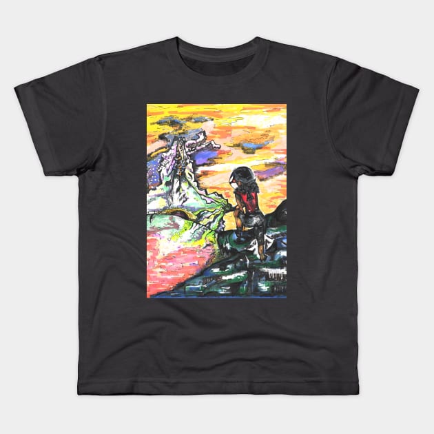 America Chavez Kids T-Shirt by SSArt